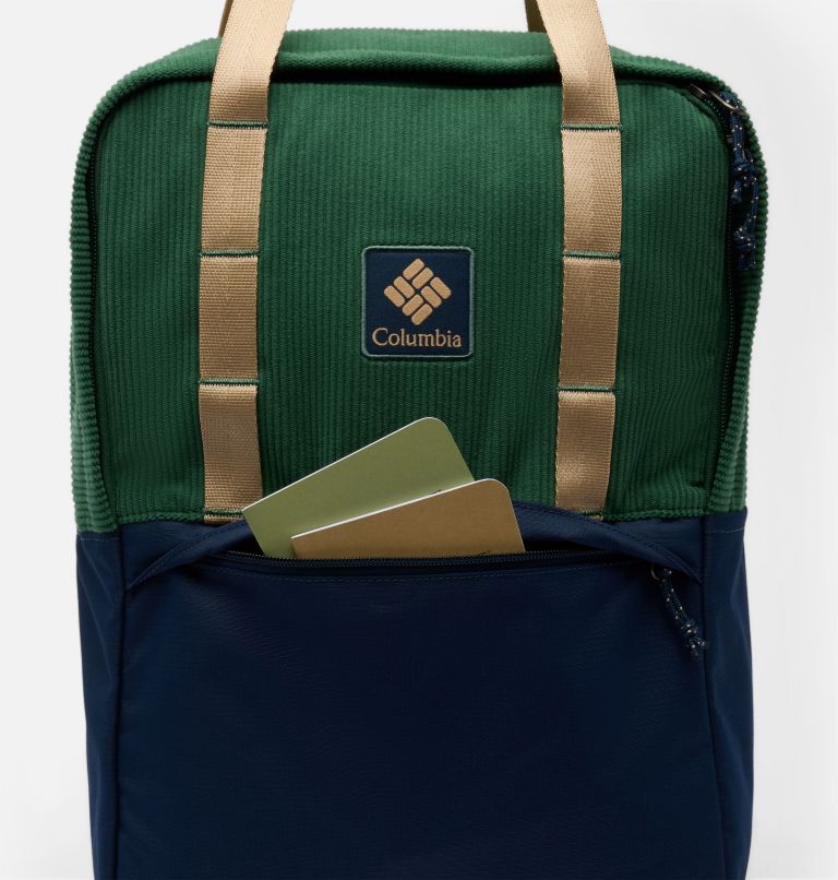 Trail Traveler 18L Backpack, Color: Rain Forest, Collegiate Navy, image 8