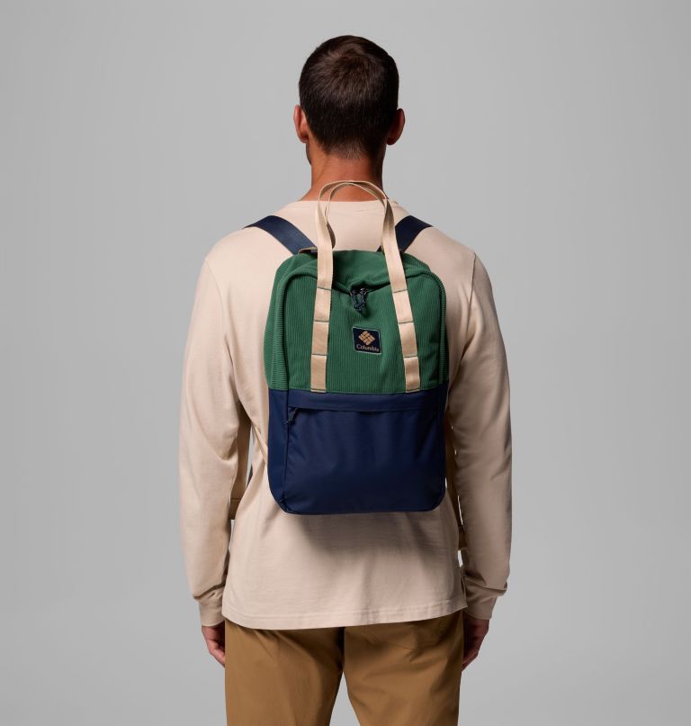 Trail Traveler 18L Backpack, Color: Rain Forest, Collegiate Navy, image 4