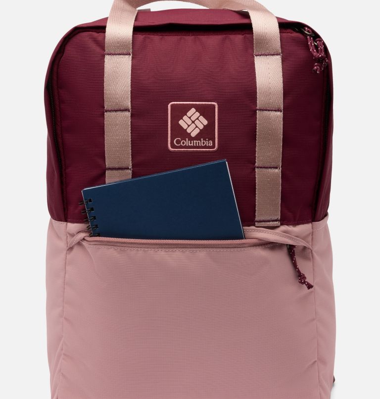 Trail Traveler 18L Backpack, Color: Rich Wine, Eraser Pink, image 9