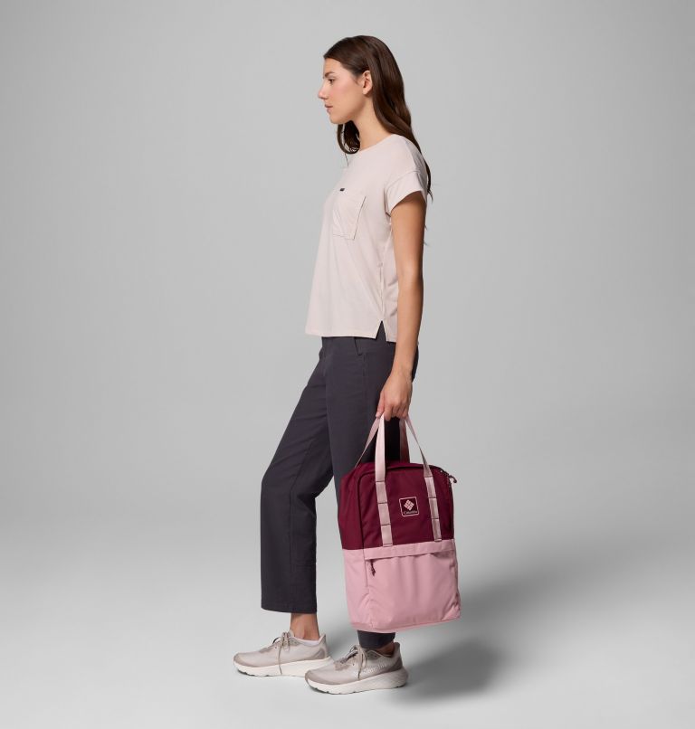 Trail Traveler 18L Backpack, Color: Rich Wine, Eraser Pink, image 7