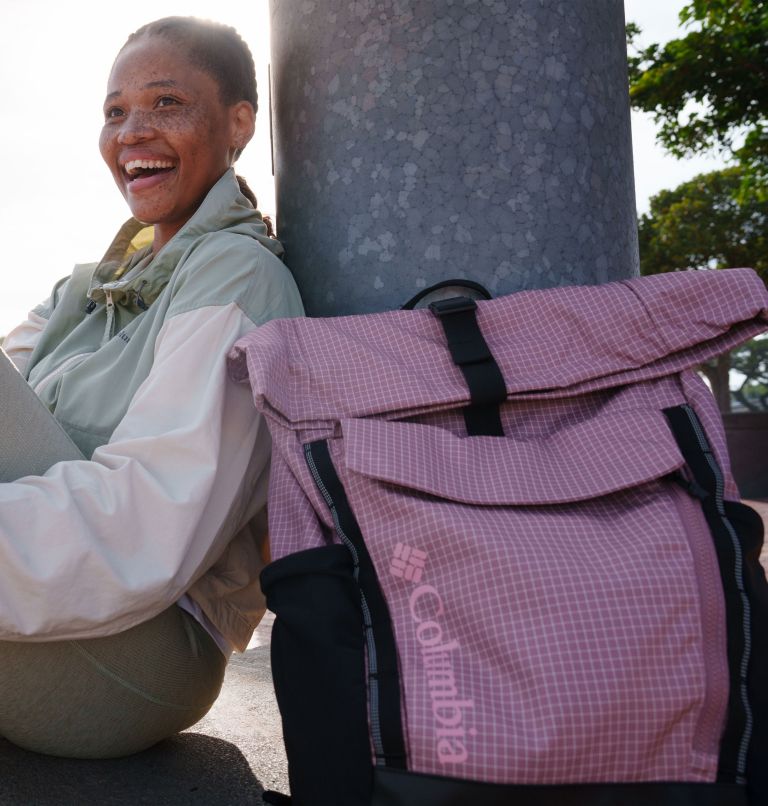 Unisex Convey III 27L Rolltop Backpack, Color: Fig, image 13