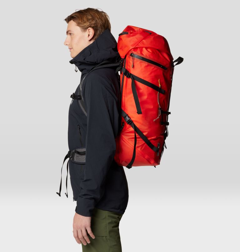 Alpine Light Roll Top 45L Backpack, Color: State Orange, image 3