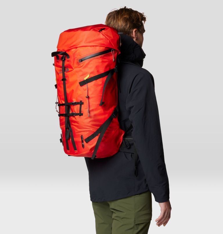 Alpine Light Roll Top 45L Backpack, Color: State Orange, image 4