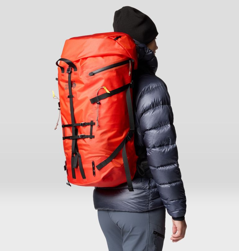 Alpine Light Roll Top 45L Backpack, Color: State Orange, image 6