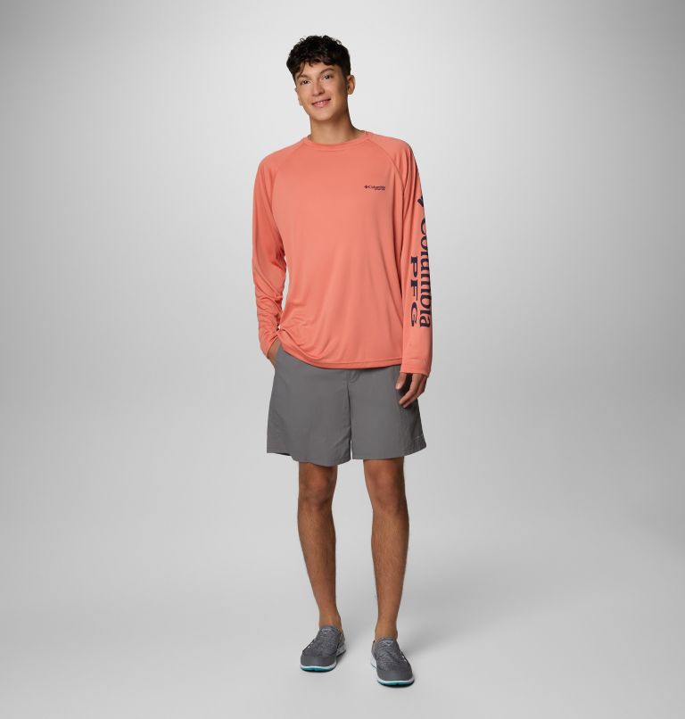 Men's PFG Backcast IV Water Shorts, Color: City Grey, image 3