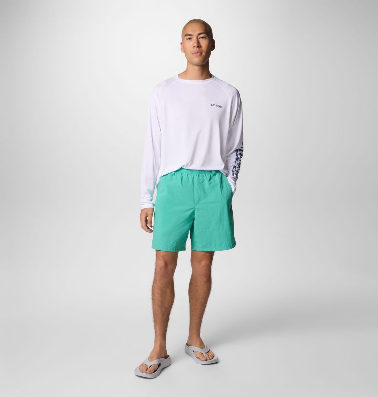 Men's PFG Backcast IV Water Shorts, Color: Glaze Green, image 2