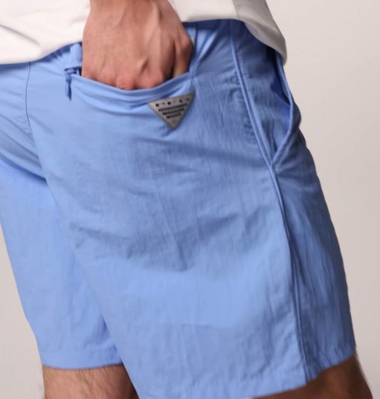 Men's PFG Backcast IV Water Shorts, Color: White Cap