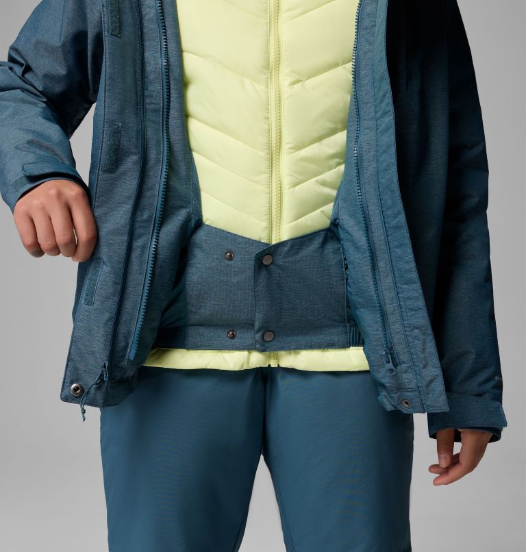 Women's Whirlibird V Interchange Jacket, Color: Everblue Cross Dye, image 15