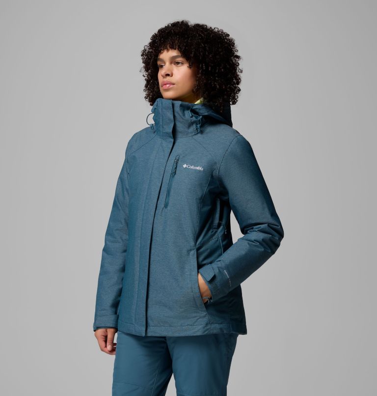 Women's Whirlibird V Interchange Jacket, Color: Everblue Cross Dye, image 4
