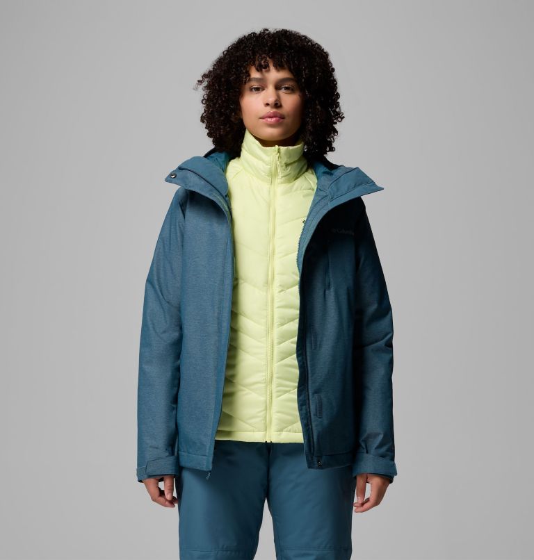 Women's Whirlibird V Interchange Jacket, Color: Everblue Cross Dye, image 5