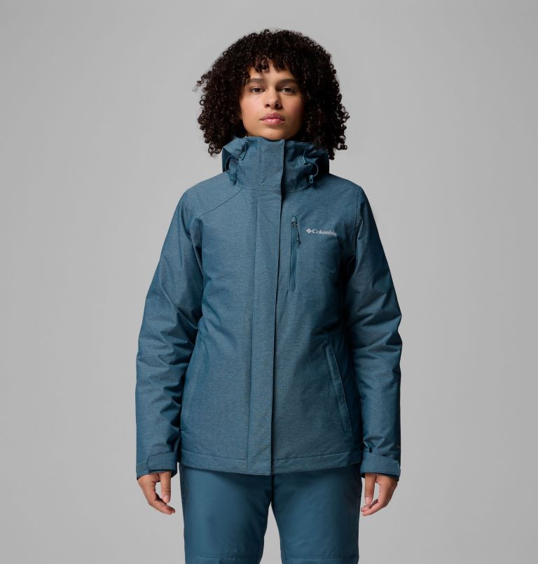 Women's Whirlibird V Interchange Jacket, Color: Everblue Cross Dye, image 1