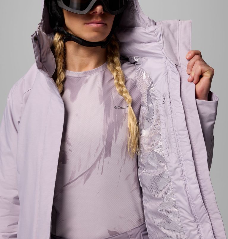 Women's Whirlibird V Interchange Jacket, Color: Lavender Pearl Cross Dye, image 7
