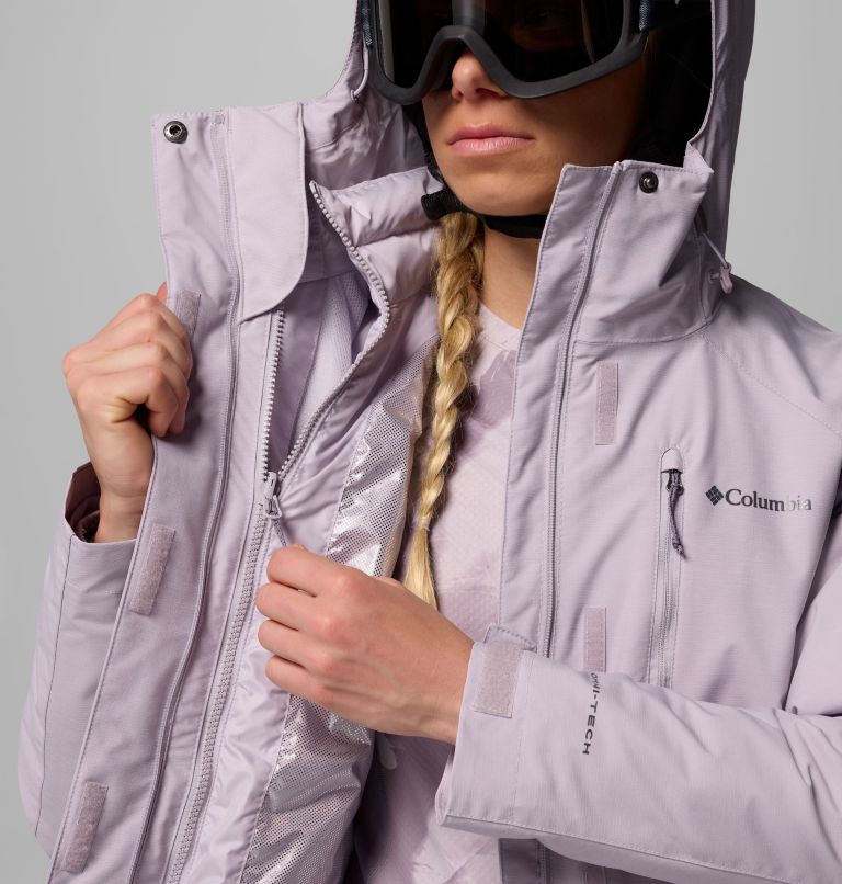Women's Whirlibird V Interchange Jacket, Color: Lavender Pearl Cross Dye, image 10