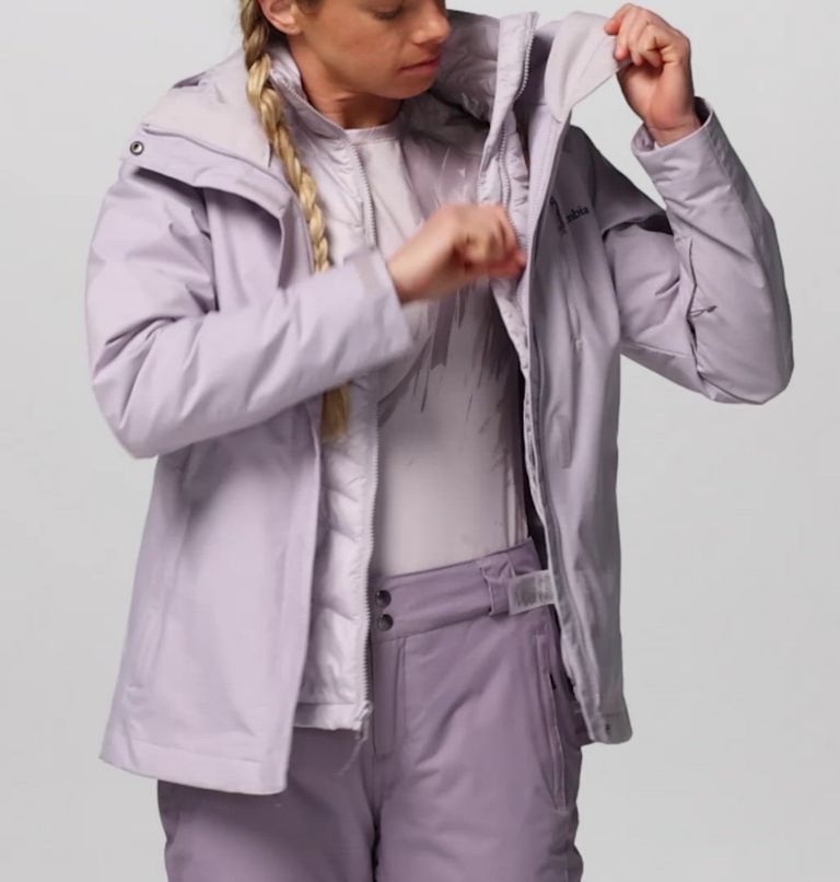 Women's Whirlibird V Interchange Jacket, Color: Lavender Pearl Cross Dye