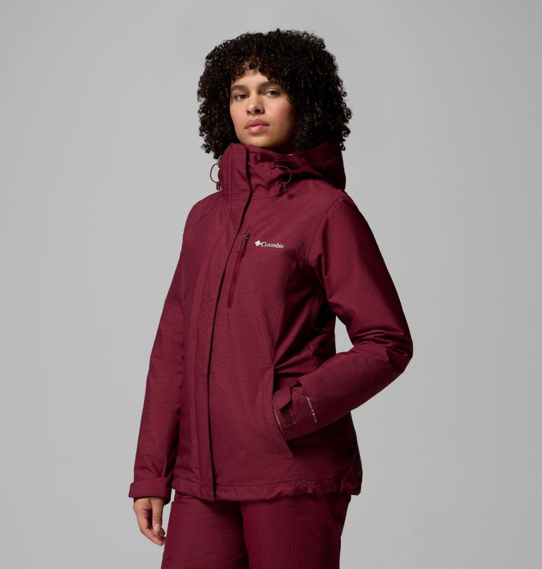 Women's Whirlibird V Interchange Jacket, Color: Rich Wine Cross Dye, image 4