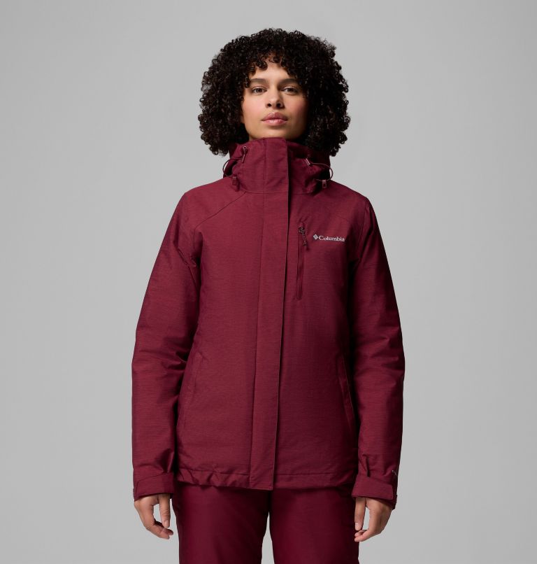 Women's Whirlibird V Interchange Jacket, Color: Rich Wine Cross Dye, image 1