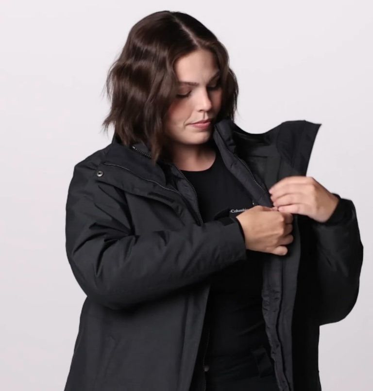Women's Whirlibird V Interchange Jacket - Plus Size, Color: Black