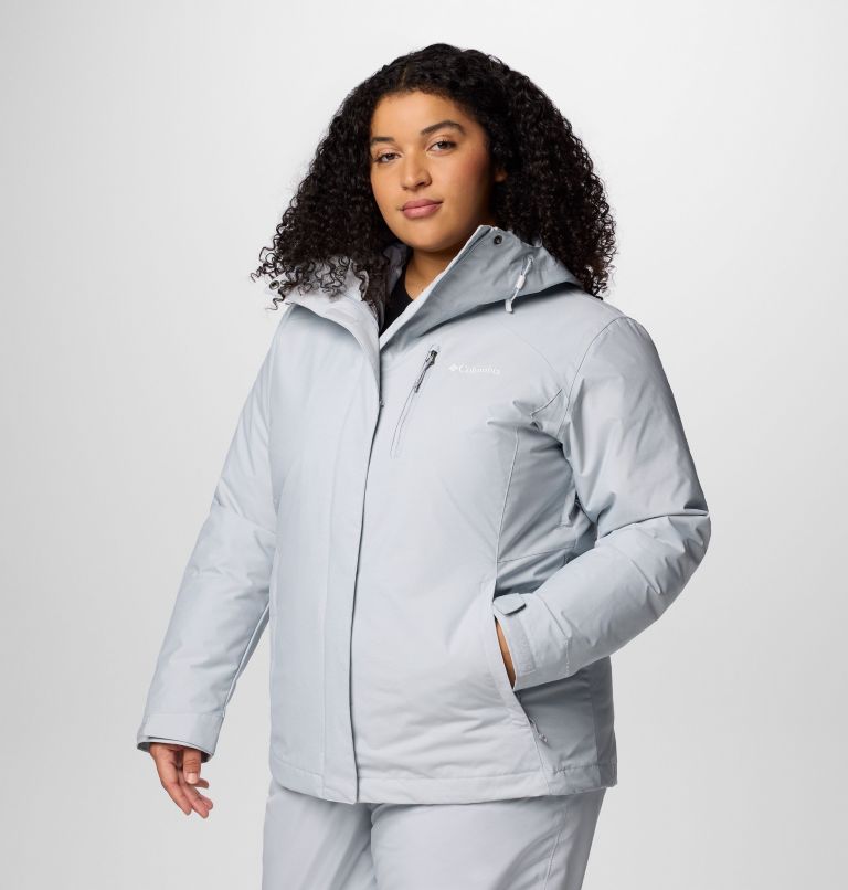 Women's Whirlibird V Interchange Jacket - Plus Size, Color: Cirrus Grey Cross Dye, image 4