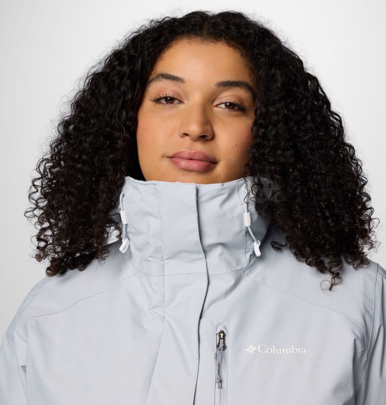 Women's Whirlibird V Interchange Jacket - Plus Size, Color: Cirrus Grey Cross Dye, image 5