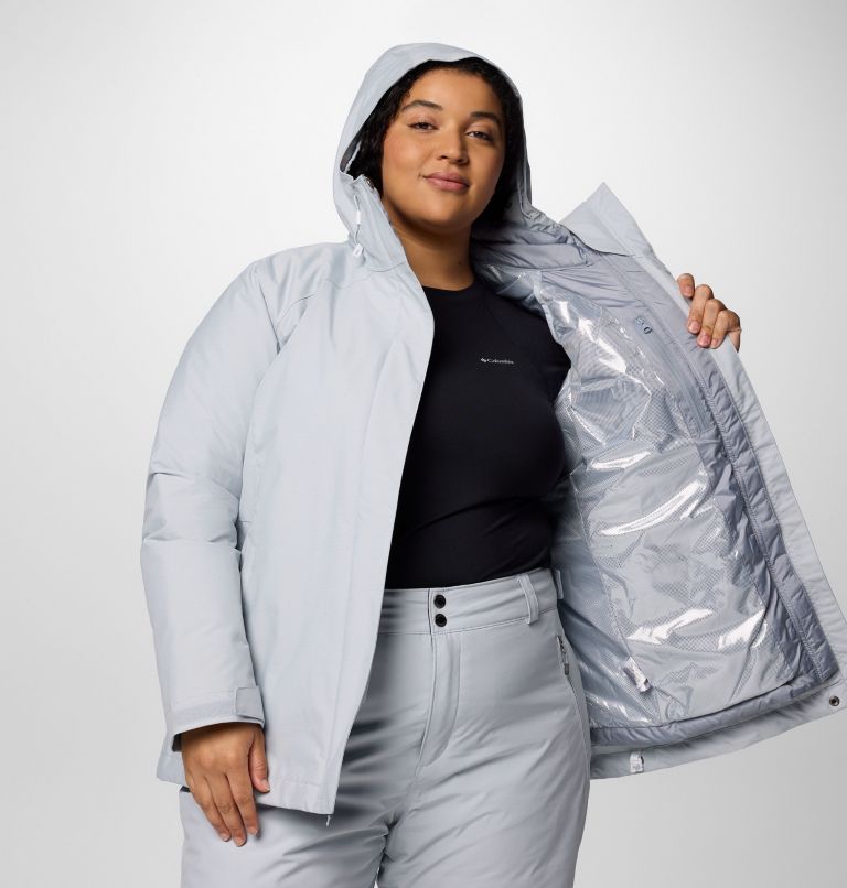 Women's Whirlibird V Interchange Jacket - Plus Size, Color: Cirrus Grey Cross Dye, image 6