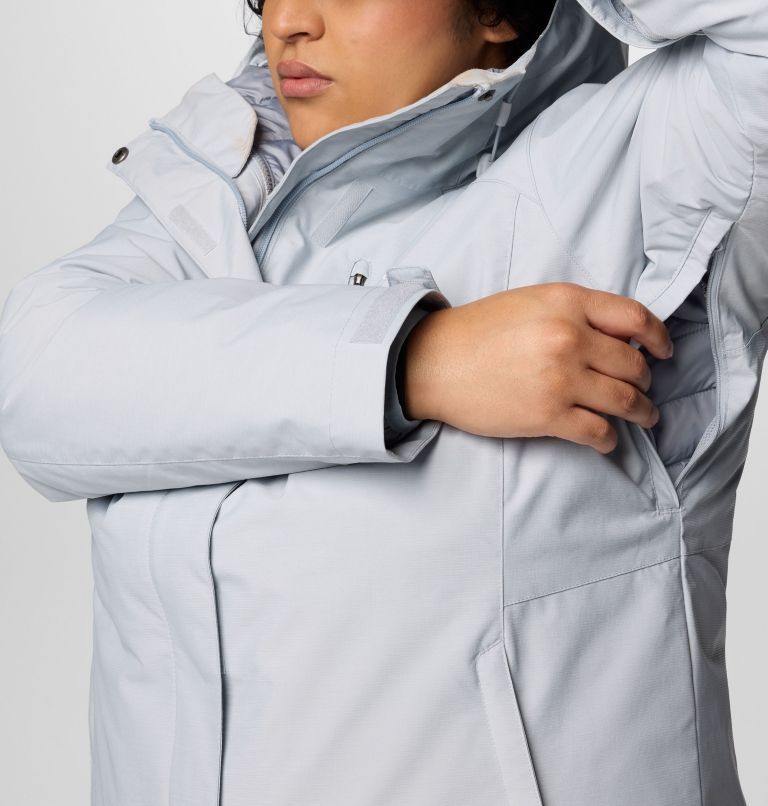 Women's Whirlibird V Interchange Jacket - Plus Size, Color: Cirrus Grey Cross Dye, image 11