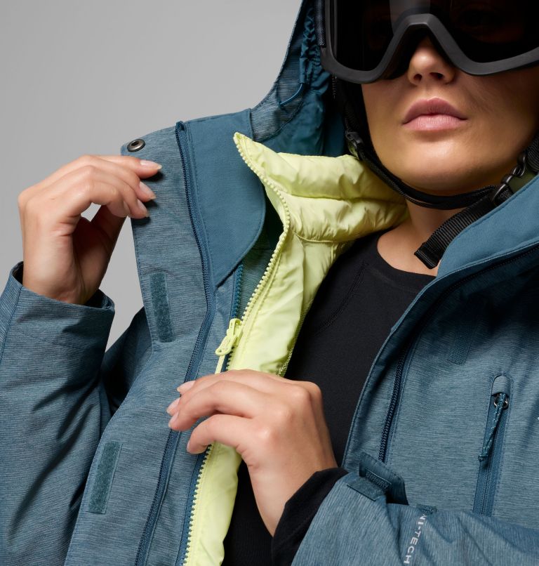 Women's Whirlibird V Interchange Jacket - Plus Size, Color: Everblue Cross Dye, image 10