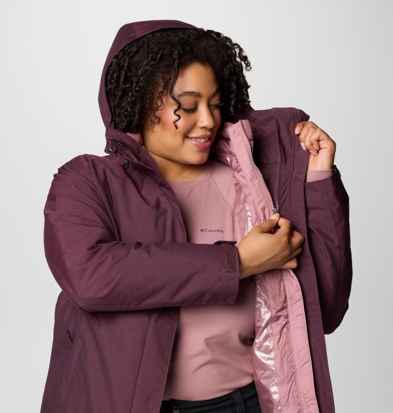 Women's Whirlibird V Interchange Jacket - Plus Size, Color: Moonvista Cross Dye, image 6