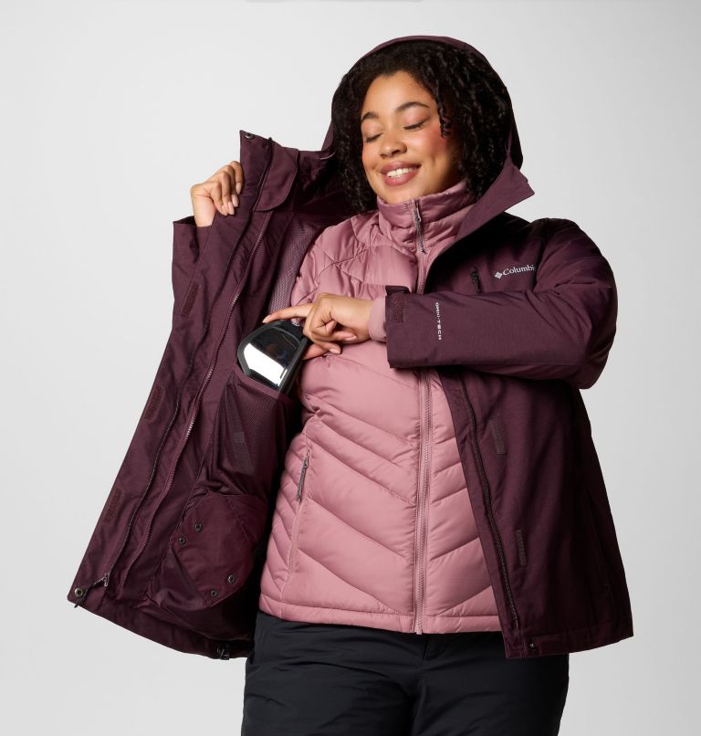 Women's Whirlibird V Interchange Jacket - Plus Size, Color: Moonvista Cross Dye, image 9