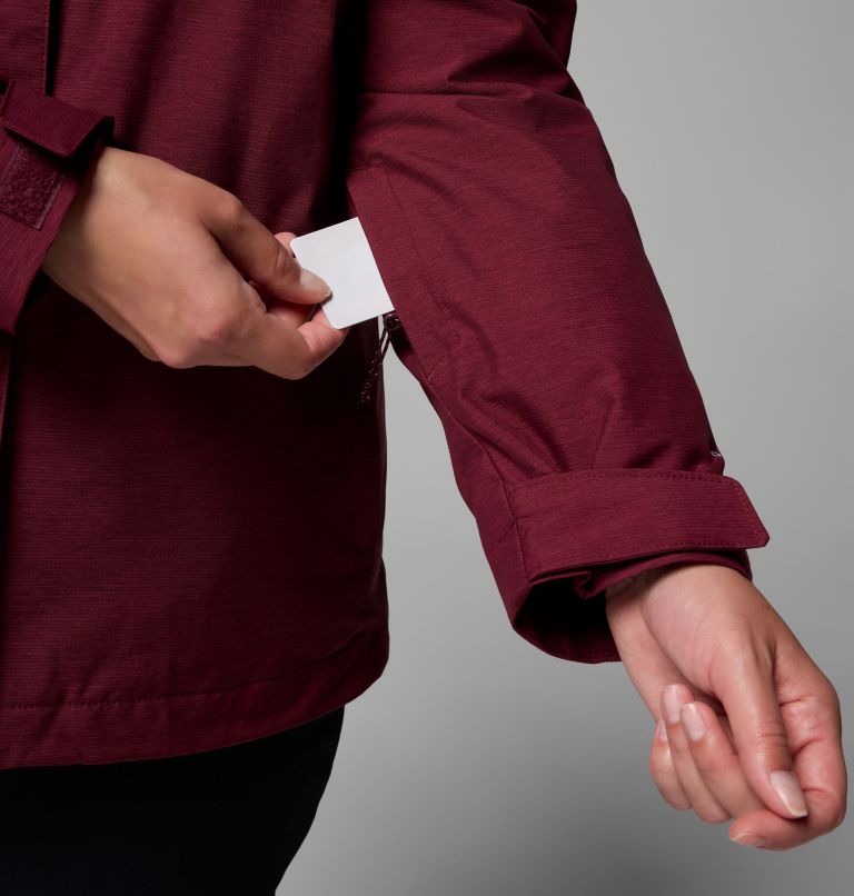 Women's Whirlibird V Interchange Jacket - Plus Size, Color: Rich Wine Cross Dye, image 13