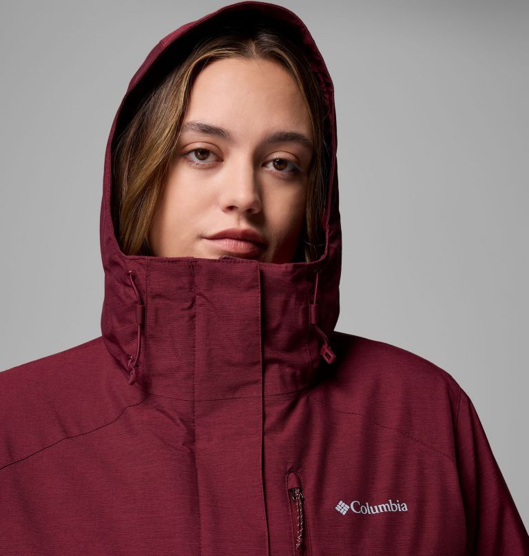 Women's Whirlibird V Interchange Jacket - Plus Size, Color: Rich Wine Cross Dye, image 11