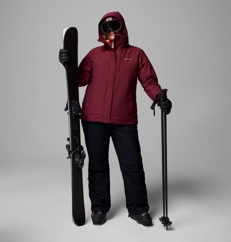 Women's Whirlibird V Interchange Jacket - Plus Size, Color: Rich Wine Cross Dye, image 2