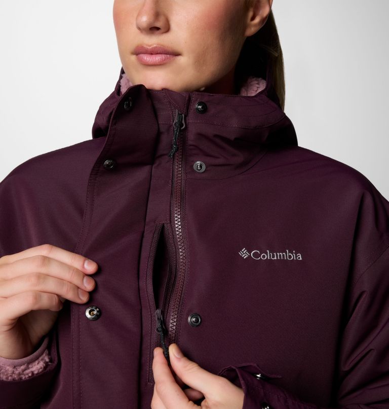 Women's Drop Ridge II 3-in-1 Waterproof Jacket, Color: Moonvista, image 5