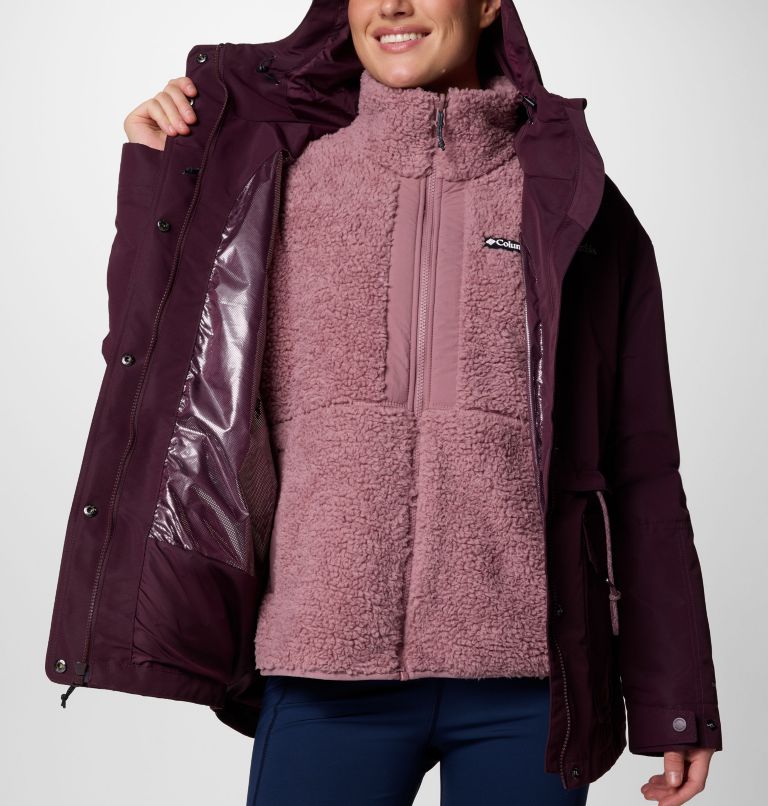 Women's Drop Ridge II 3-in-1 Waterproof Jacket, Color: Moonvista, image 6