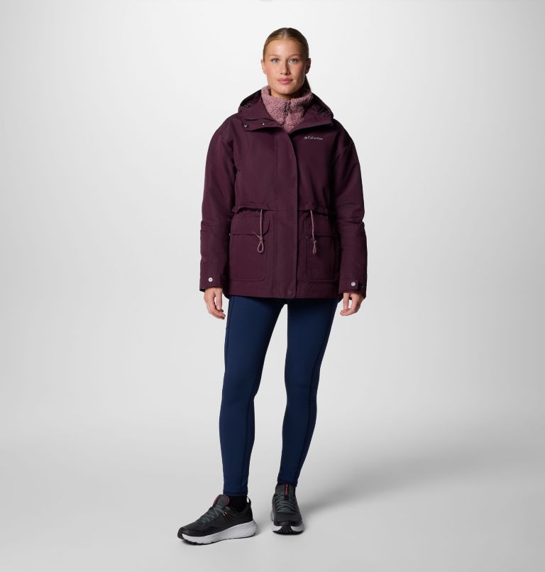 Women's Drop Ridge II 3-in-1 Waterproof Jacket, Color: Moonvista, image 8