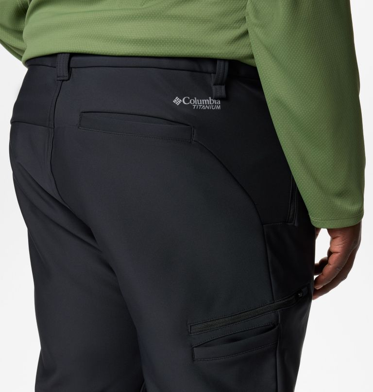 Pantalon coquille souple Vast Canyon pour hommes – Tailles fortes, Color: Black, image 6