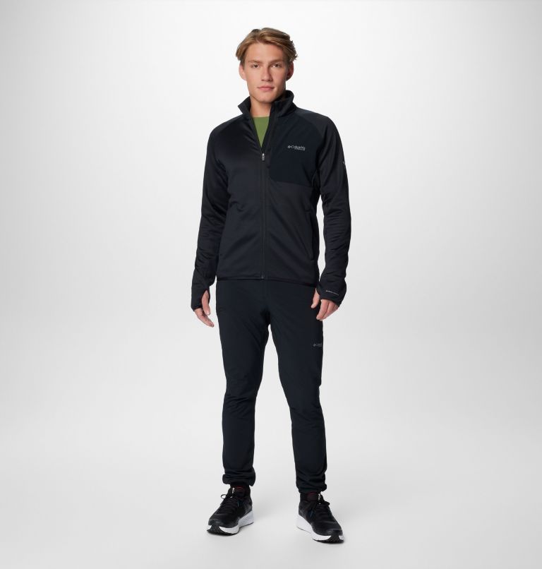 Men's Triple Canyon Grid Fleece II Full Zip Jacket, Color: Black, image 3