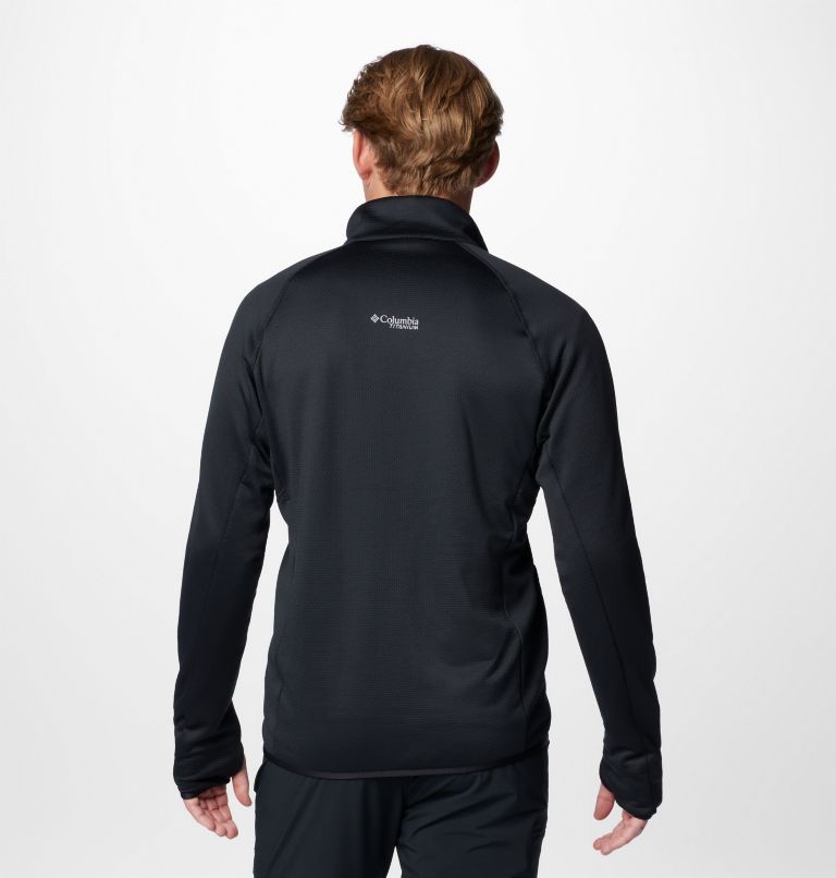 Men's Triple Canyon Grid Fleece II Full Zip Jacket, Color: Black, image 2