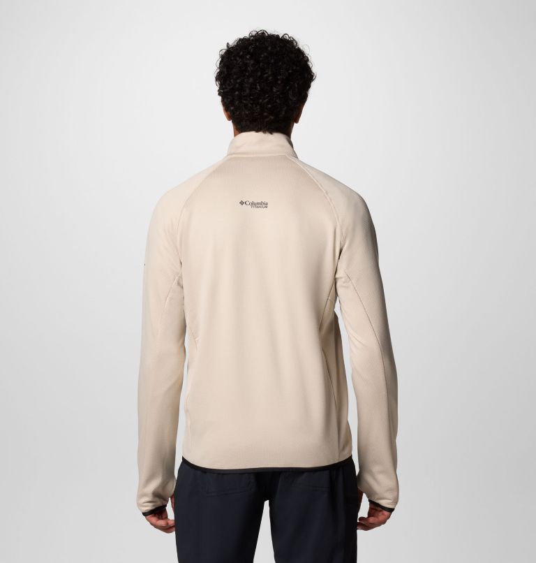 Men's Triple Canyon Grid Fleece II Full Zip Jacket, Color: Dark Stone, Black, image 3