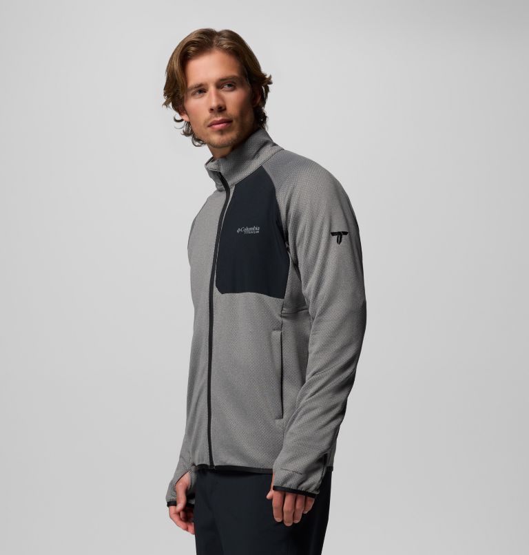 Triple Canyon II funktionale Grid Fleece Jacke für Männer, Color: City Grey, image 4