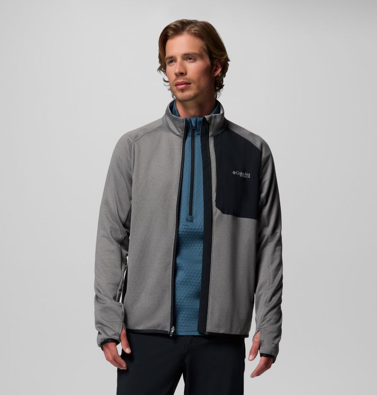 Triple Canyon II funktionale Grid Fleece Jacke für Männer, Color: City Grey, image 5