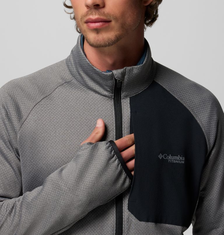 Triple Canyon II funktionale Grid Fleece Jacke für Männer, Color: City Grey, image 7