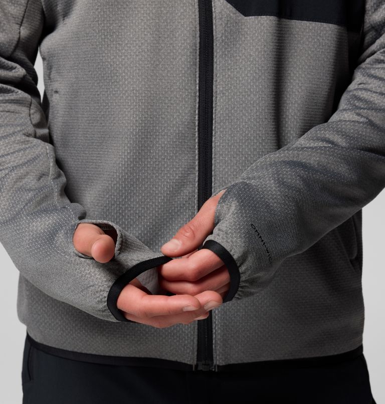 Triple Canyon II funktionale Grid Fleece Jacke für Männer, Color: City Grey, image 8