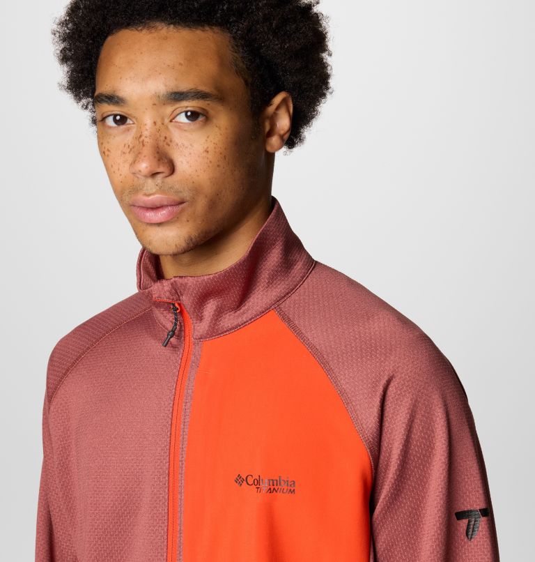 Men's Triple Canyon II Fleece Jacket, Color: Spice Heather, Spicy, image 5