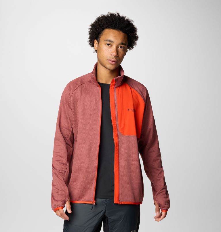 Men's Triple Canyon II Fleece Jacket, Color: Spice Heather, Spicy, image 7