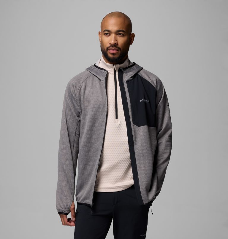Chaqueta de forro polar con capucha Triple Canyon II para hombre | 023 | M, Color: City Grey, Black, image 5