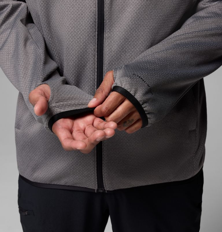 Chaqueta de forro polar con capucha Triple Canyon II para hombre | 023 | M, Color: City Grey, Black, image 8