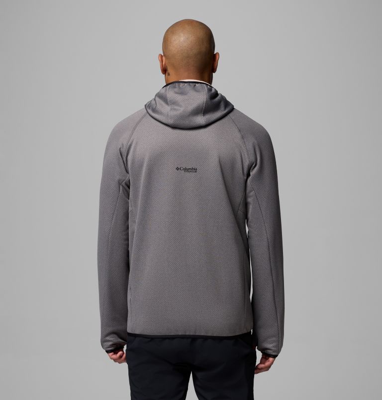Chaqueta de forro polar con capucha Triple Canyon II para hombre | 023 | M, Color: City Grey, Black, image 3