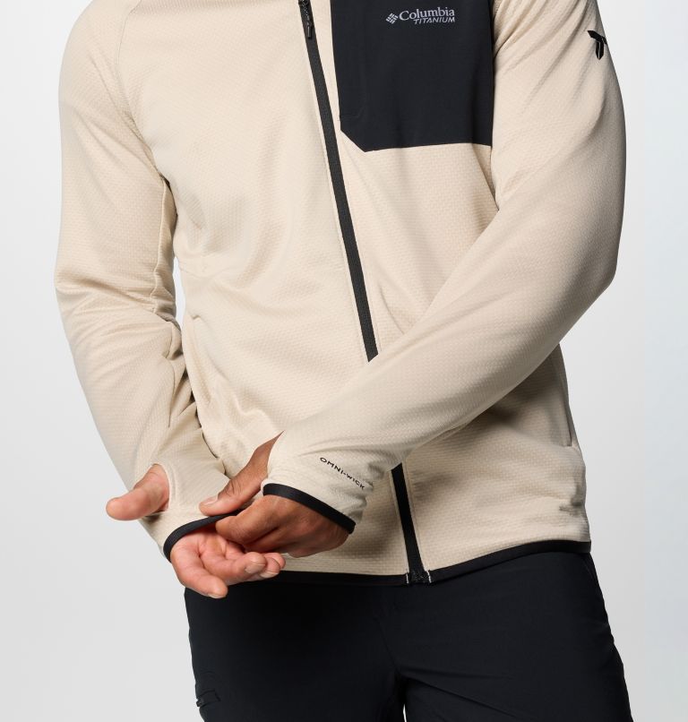 Chaqueta de forro polar con capucha Triple Canyon II para hombre, Color: Dark Stone Heather, Black, image 7