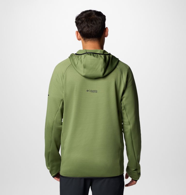 Men's Triple Canyon II Hooded Fleece Jacket, Color: Canteen, Black, image 2