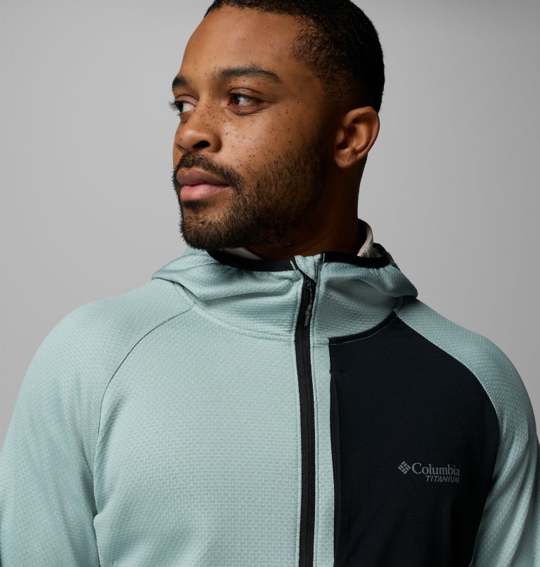 Chaqueta de forro polar con capucha Triple Canyon II para hombre | 461 | S, Color: Crushed Blue, Black, image 6